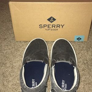Black Sperry top-siders